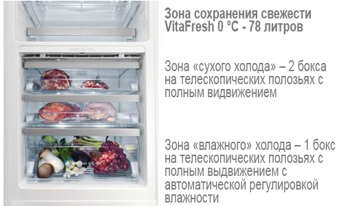  Встраиваемый холодильник однокамерный Neff K8315X0RU зона свежести