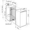Встраиваемый однокамерный холодильник Liebherr IRBd 4550 Prime BioFresh