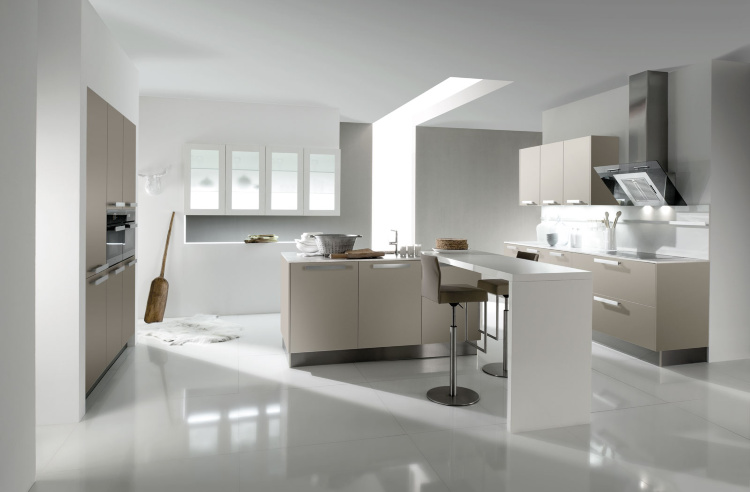 Встроенная кухня 2035 | 2030 - Kaschmir | Weiß