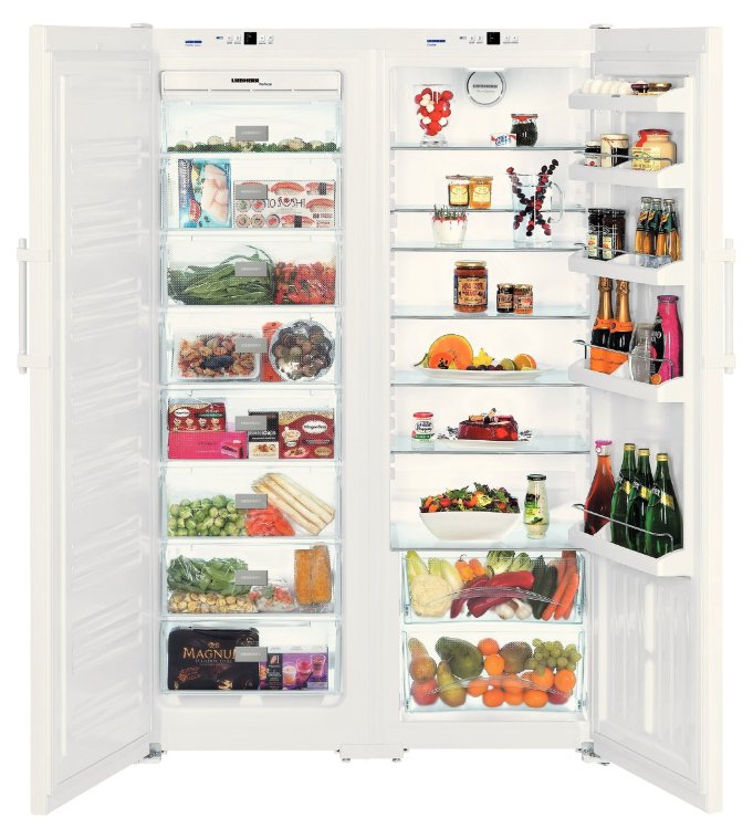 Холодильник Side by Side Liebherr SBS 7212 Comfort NoFrost